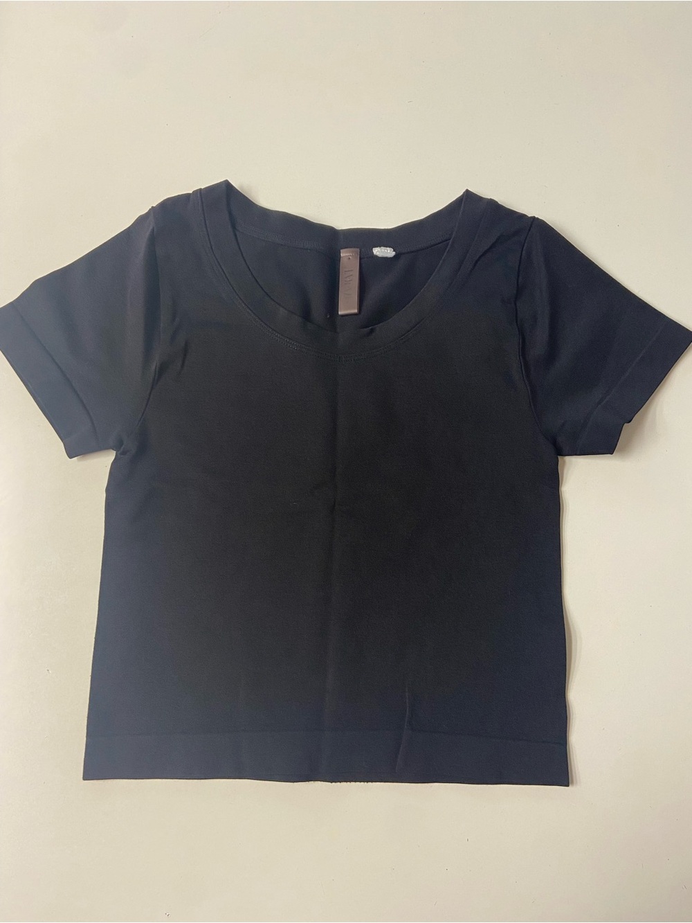 Tight Fit Stretch Black Athletic/Basic Tee great condition young adult size XS/S